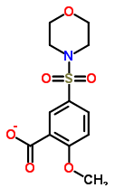 2-Methoxy-5-(morpholin-4-ylsulfonyl)benzoate